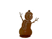 snowman "Kurti" metal rust look 50cm