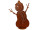 snowman "Kurti" metal rust look 70cm