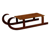 Schlitten Metall Rostlook 48cm