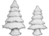 fir tree "fur" var. sizes