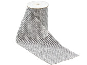 ruban aspect strass argenté 300cm