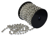 Perlenkette 10m Ø 7,5mm silber