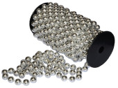 Perlenkette 10m Ø 14mm silber