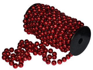 Perlenkette 10m Ø 14mm rot