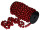corde de perles 10m Ø 14mm rouge