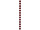 corde de perles 10m Ø 14mm rouge