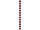 Perlenkette 10m Ø 14mm rot