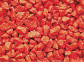 granulés déco Ø 2 - 3mm, 800g rouge