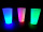 LED cup multicolor 360ml