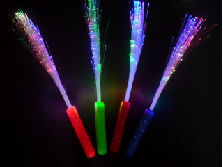 fibre optic torch multicolor mixed