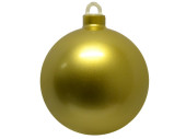 Weihnachtskugel Kunststoff gold  Ø 6cm chrome 12 Stück