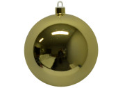 Christmas bauble gold Ø 10cm shiny 1 piece