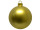 Christmas bauble gold Ø 12cm chrome 1 piece