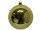 boule de Noël plastique or Ø 28cm brillant 1 pièce