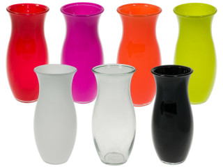 vase en verre "Michigan" en diff. couleurs