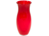 glass vase "Michigan" red