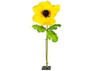fleur anémone XL jaune