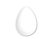 egg big 30cm white