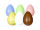 Eier mittel 17cm 12er Set versch. Farben