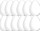 Eier mittel 17cm 12er Set weiss