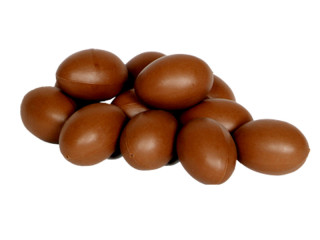 oeufs brun foncé 6,5cm 12 pcs.