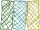 Platte Holzgeflecht 60 x 25cm versch. Farben