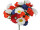bouquet des fleurs de prairie 35cm