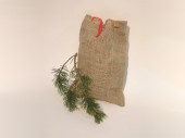 jute bag nature with cord 25 x 18cm