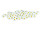 scatter blossoms Ø 3cm 60-pieces white/yellow