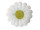 scatter blossoms Ø 3cm 60-pieces white/yellow