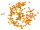 scatter starlets metal foil Ø 6mm copper