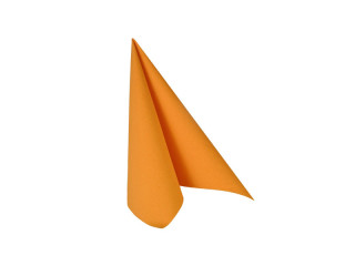 Servietten "Vlies" 40 x 40cm 50 St. orange