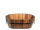 wooden tub oval 38 x 22 x h 15cm