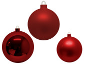 Christmas bauble red