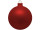 boule de Noël plastique rouge Ø 6cm satin 12 pcs.