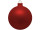 Christmas bauble red Ø 10cm satin 1 pc.