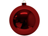 Weihnachtskugel Kunststoff rot Ø 28cm glanz 1...