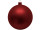 boule de Noël plastique bordeaux Ø 10cm chrome 1 pc.