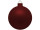 boule de Noël plastique bordeaux Ø 10cm satin 1 pc.