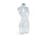 buste de femme "style" transparent