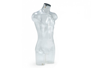 buste de homme "style" transparent
