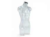 buste de homme "style" transparent