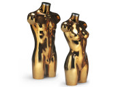 bust "style" female/male gold colored