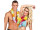 collier de fleurs hawaien multicolore