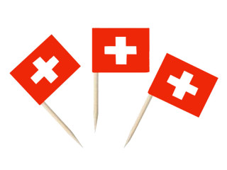 Zahnstocherfähnchen Schweiz 100 Stück
