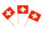piques de fanion "Suisse" 100 pcs.