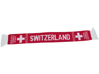 fan scarf "Switzerland" acrylic