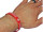 bracelet silicone "Switzerland" rouge-blanc