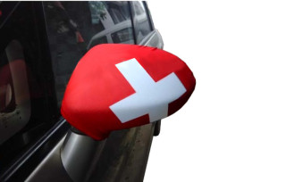 Autospiegelfahne Schweiz 2er Set