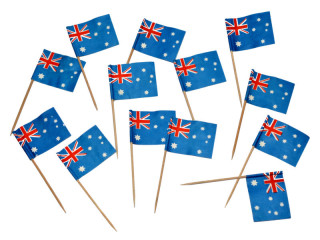 flag picks "Australia" 100 pcs.